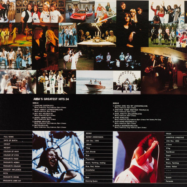 ABBA : ABBA's Greatest Hits 24 (2xLP, Comp, RP)