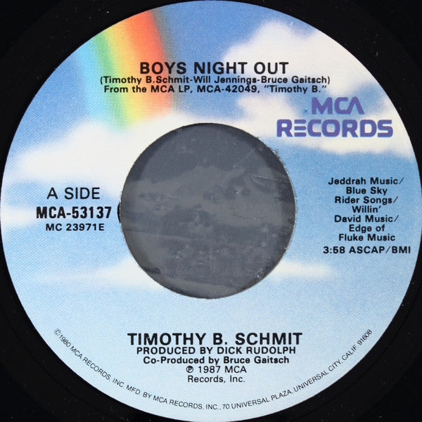 Timothy B* : Boys Night Out (7", Single, Glo)