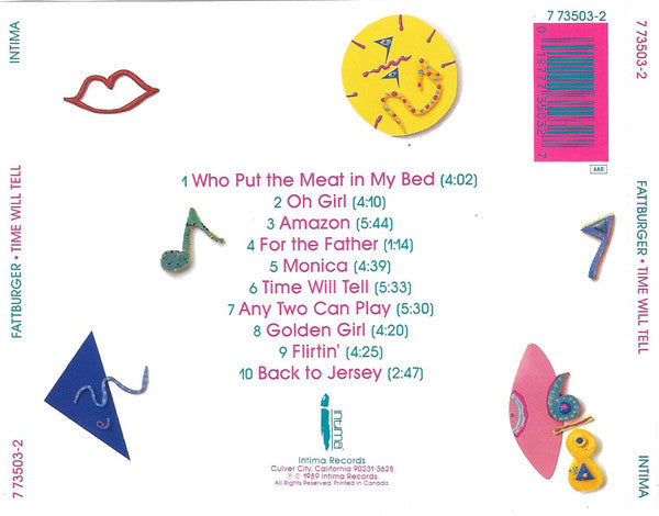 Fattburger : Time Will Tell (CD, Album)