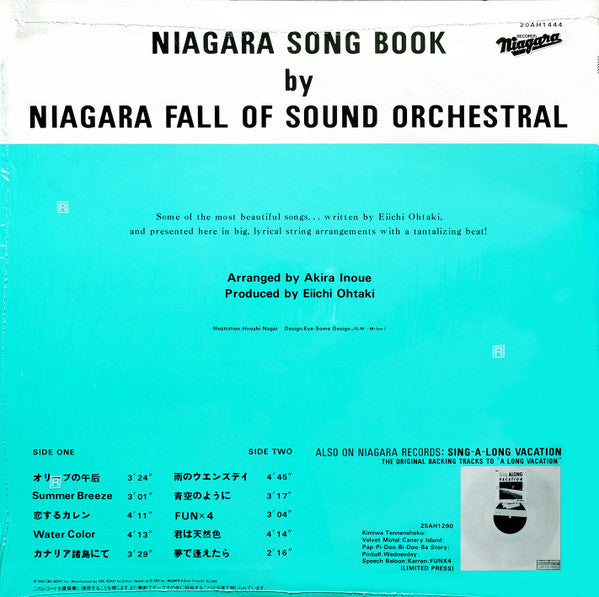 Niagara Fall Of Sound Orchestral : Niagara Song Book (LP, Album)