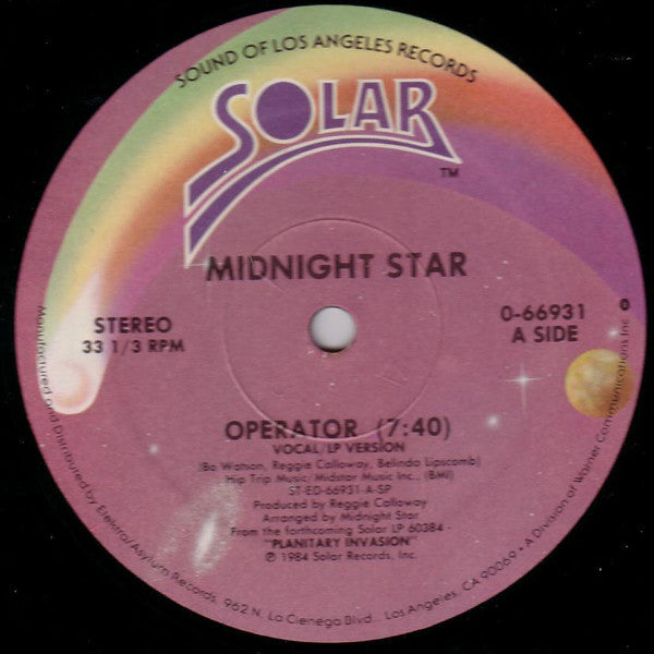 Midnight Star : Operator (12", Spe)