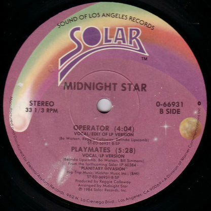 Midnight Star : Operator (12", Spe)