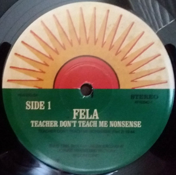 Fela Anikulapo Kuti* : Teacher Don't Teach Me Nonsense (LP, RE)