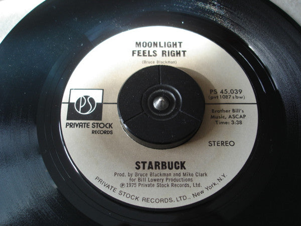 Starbuck (2) : Moonlight Feels Right (7", Single, BW )