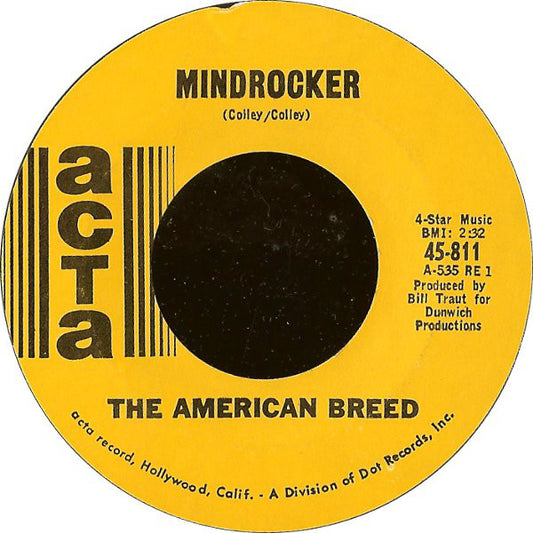 The American Breed : Bend Me, Shape Me (7", Single, Styrene, Pit)