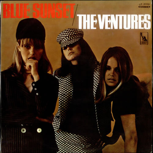 The Ventures : Blue Sunset (LP, Comp, Red)