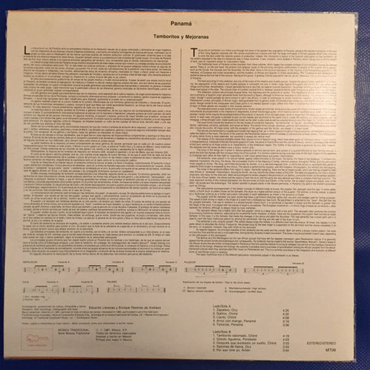 Various : Panamá Tamboritos y Mejoranas (LP, Album)