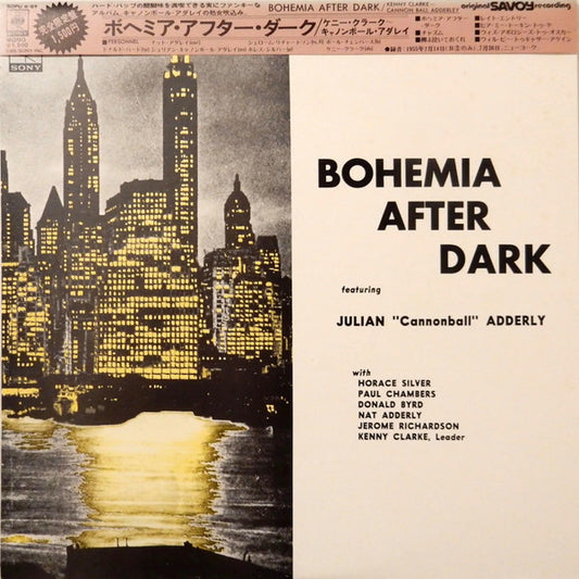 Julian "Cannonball" Adderley* With Horace Silver, Paul Chambers (3), Donald Byrd, Nat Adderley, Jerome Richardson, Kenny Clarke : Bohemia After Dark (LP, Album, Mono, RE)