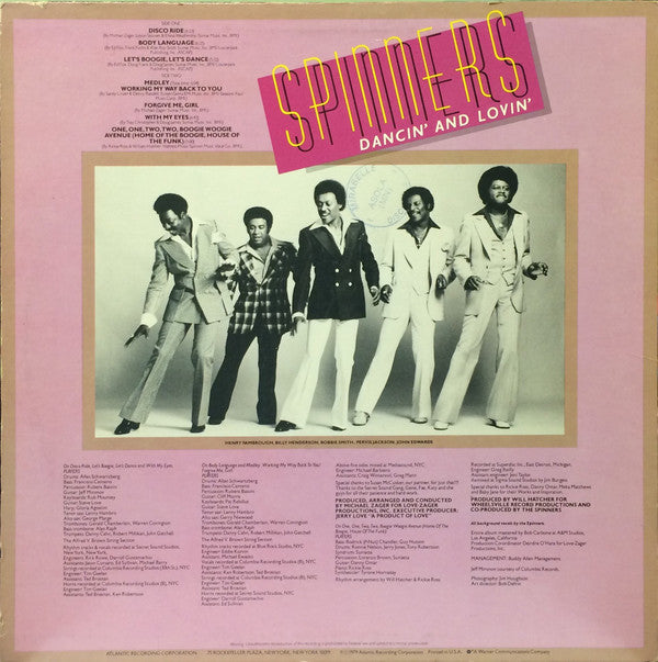 Spinners : Dancin' And Lovin' (LP, Album, PR )
