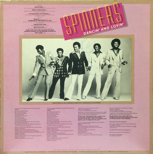 Spinners : Dancin' And Lovin' (LP, Album, PR )