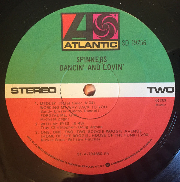 Spinners : Dancin' And Lovin' (LP, Album, PR )