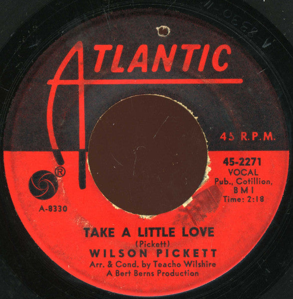 Wilson Pickett : Come Home Baby / Take A Little Love (7", Single)