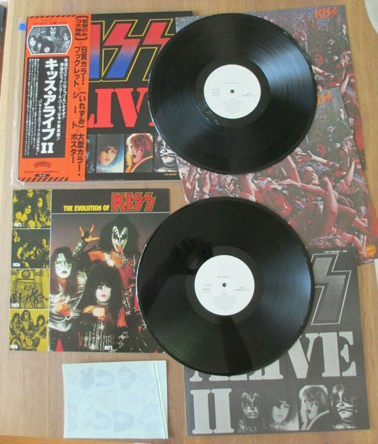Kiss : Alive II (2xLP, Album, Promo, Gat)