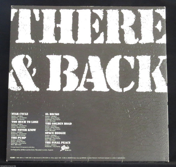 Jeff Beck : There And Back (LP, Album, RM)