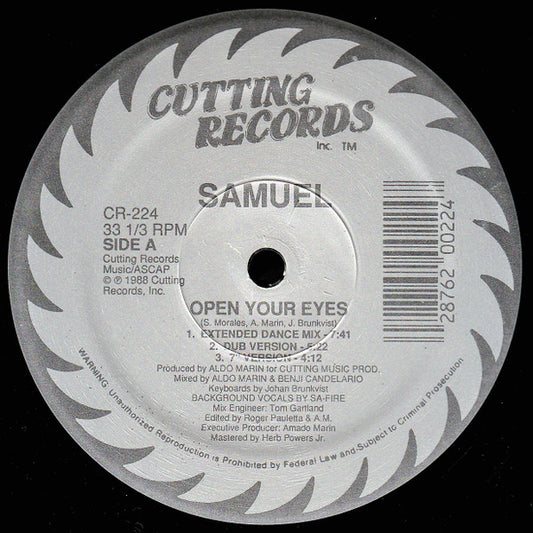 Samuel* : Open Your Eyes (12")