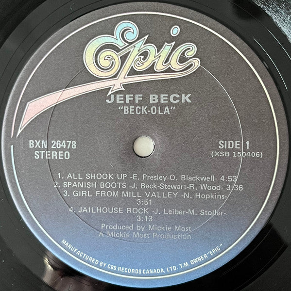 The Jeff Beck Group* : Beck-Ola (LP, Album, RE)