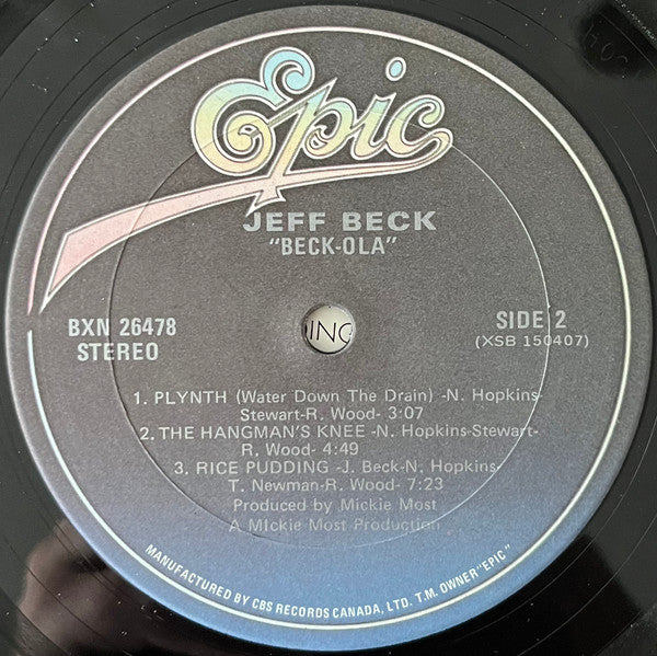 The Jeff Beck Group* : Beck-Ola (LP, Album, RE)