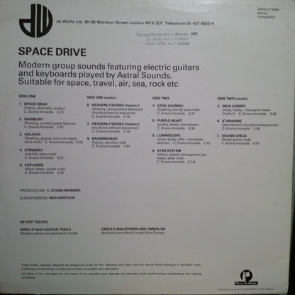 Astral Sounds : Space Drive (LP)