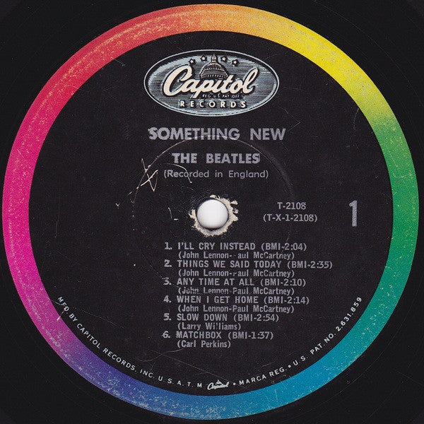 The Beatles : Something New (LP, Album, Mono, Los)