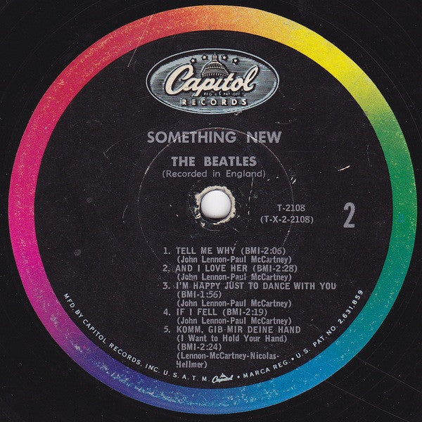 The Beatles : Something New (LP, Album, Mono, Los)