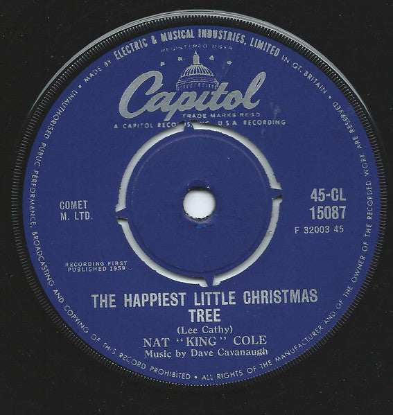 Nat King Cole : Buon Natale  (7", Single)