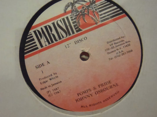 Johnny Osbourne : Pomps & Pride (12")