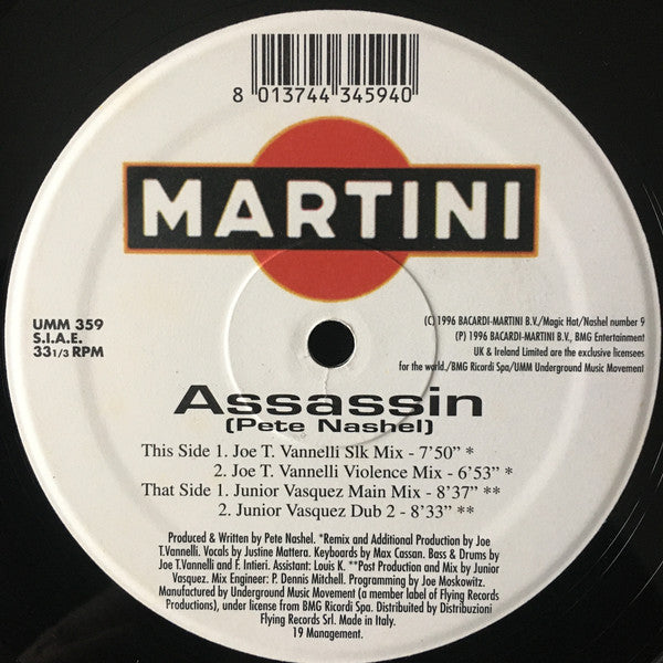 Martini (3) : Assassin (12")