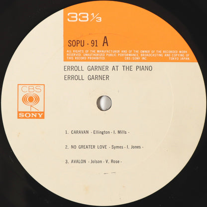 Erroll Garner : Erroll Garner (LP, Album, Mono, RE)