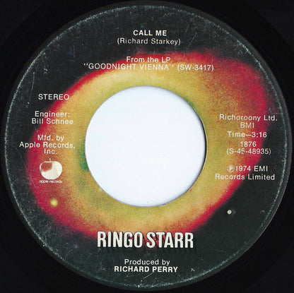 Ringo Starr : Only You (7", Single)