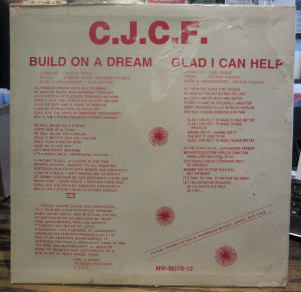 Winston Jones (2) • Maureen Thomas (2) / George Victory : Build On A Dream / Glad I Can Help (12")