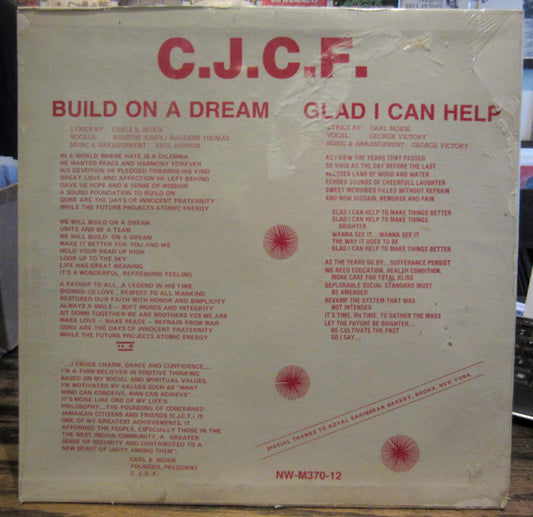 Winston Jones (2) • Maureen Thomas (2) / George Victory : Build On A Dream / Glad I Can Help (12")