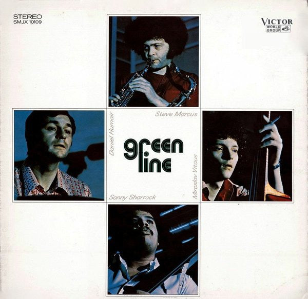 Steve Marcus, Miroslav Vitous, Sonny Sharrock, Daniel Humair : Green Line (LP, Album, Gat)