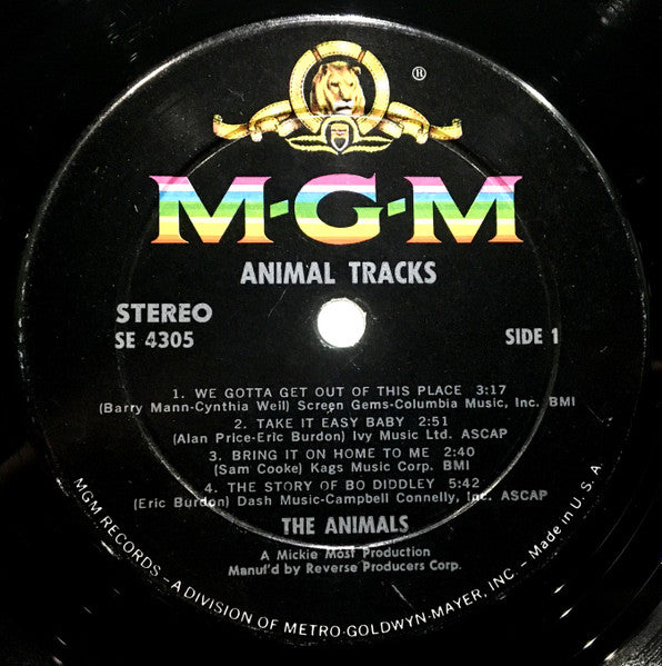 The Animals : Animal Tracks (LP, Album)