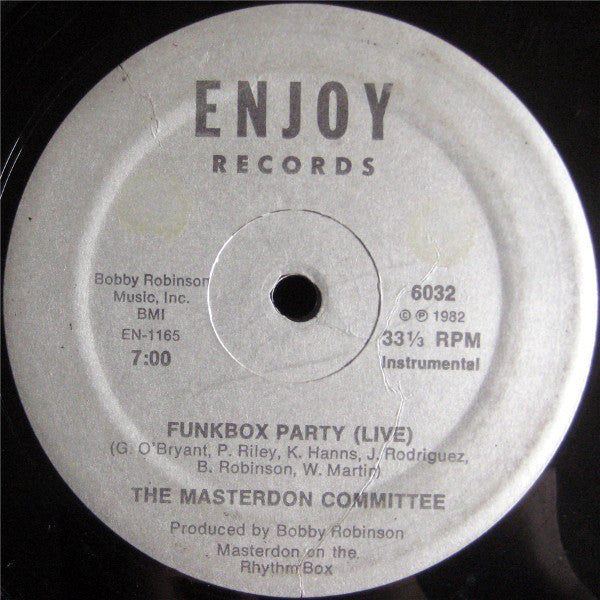 The Masterdon Committee : Funkbox Party (Live) (12")