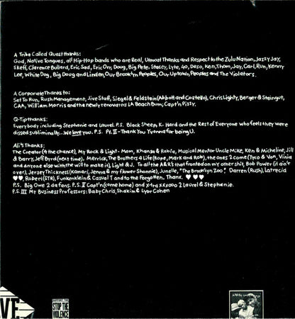 A Tribe Called Quest : The Low End Theory (CD, Album, DIS)