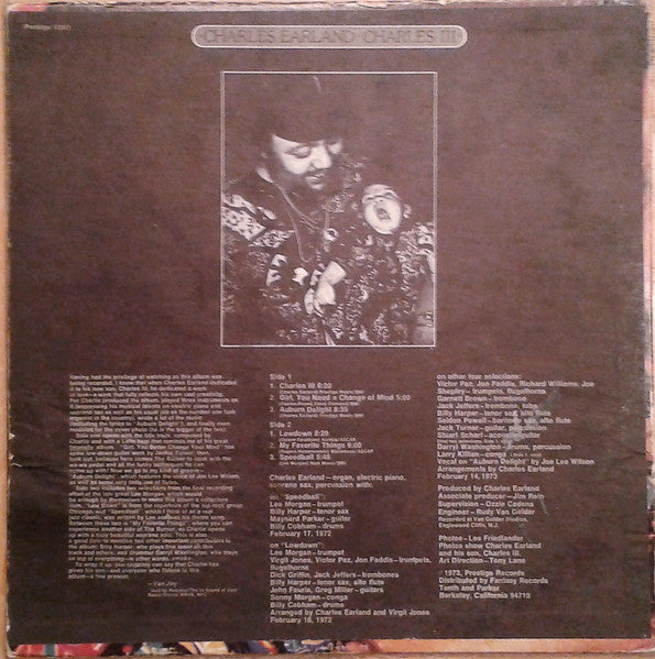 Charles Earland : Charles III (LP, Album)