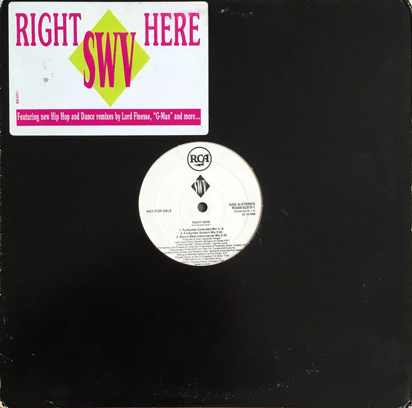 SWV : Right Here (Remixes) (12", Single, Promo)