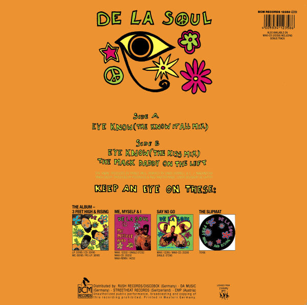 De La Soul : Eye Know (12", Single)