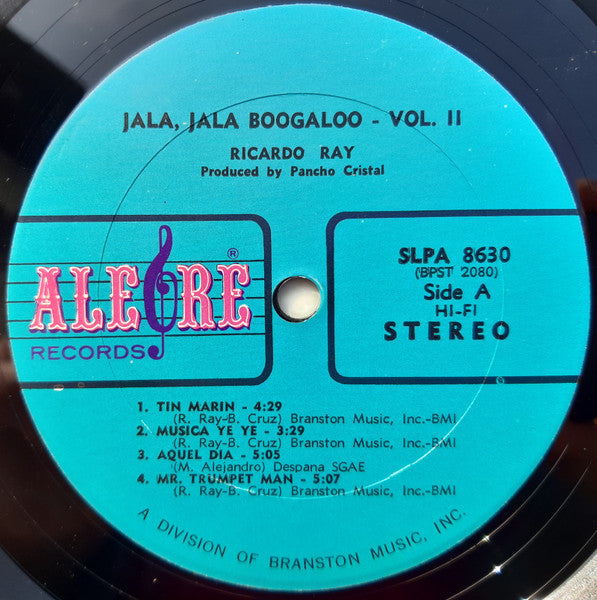 Ricardo Ray : Jala, Jala Boogaloo Volume II (LP, Album)