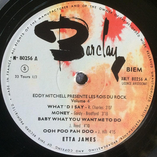 Etta James : Eddy Mitchell Présente Les Rois Du Rock Volume 6 (LP, Comp)