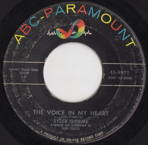Eydie Gorme* : Separate Tables / The Voice In My Heart (7")