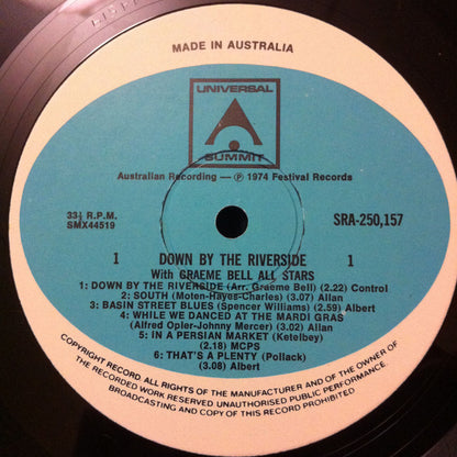 Graeme Bell All Stars : Down By The Riverside (LP, Album)