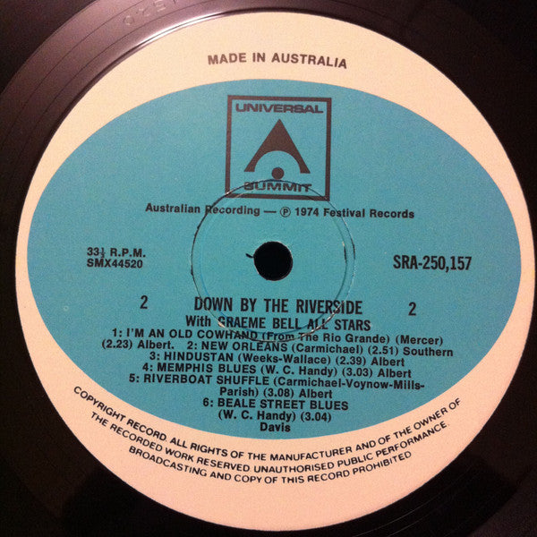 Graeme Bell All Stars : Down By The Riverside (LP, Album)
