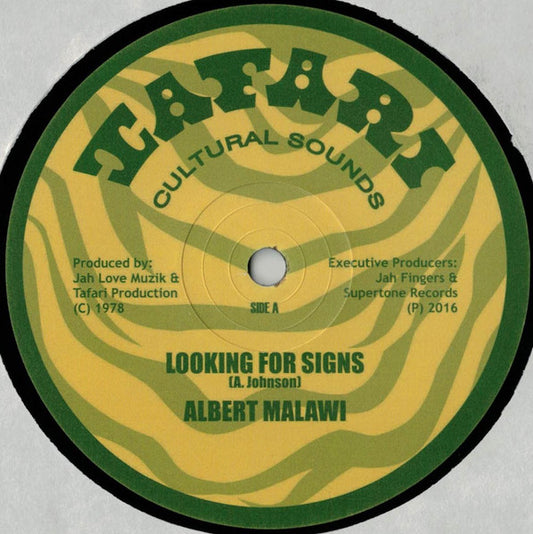 Albert Malawi / Brigadier Jerry : Looking For Signs / Conscious Time (12")