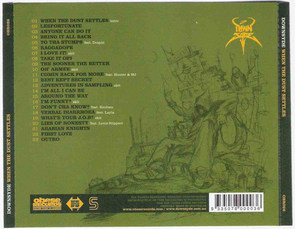Downsyde : When The Dust Settles (CD, Album)