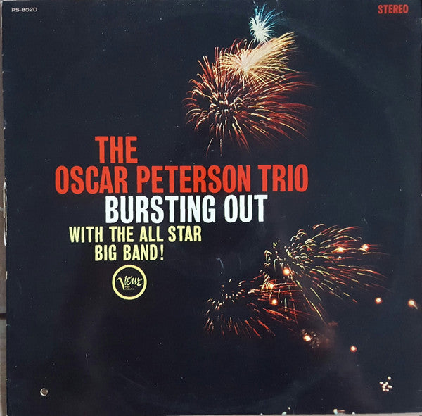 The Oscar Peterson Trio : Bursting Out With The All-Star Big Band (LP, Album)