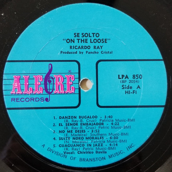 Ricardo Ray : Se Solto' = On The Loose (LP, Album, Mono, Hi-)