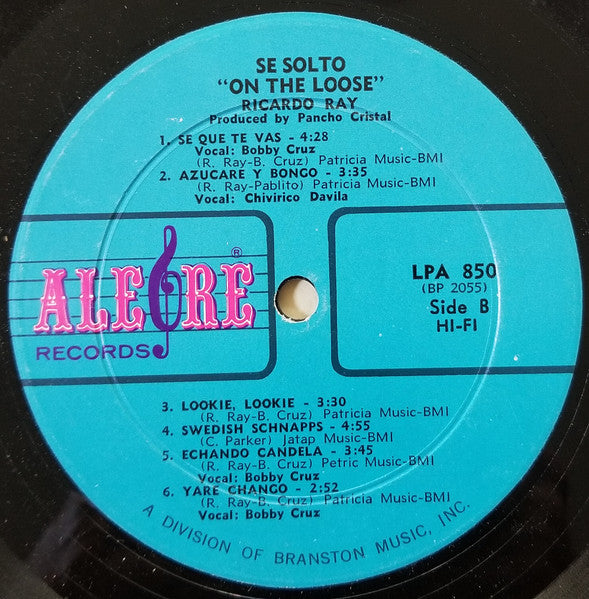 Ricardo Ray : Se Solto' = On The Loose (LP, Album, Mono, Hi-)
