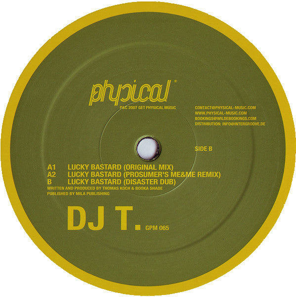 DJ T. : Lucky Bastard (12")