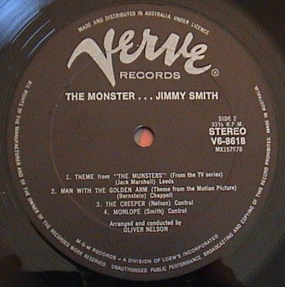 The Incredible Jimmy Smith* : Monster (LP, Album, RE)